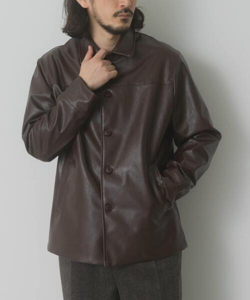 ITEMS URBANRESEARCH（アイテムズ アーバンリサーチ）の「F.L. カーコート（その他アウター・メンズ・オリーブ/ブラック/ダークブラウン・LARGE/MEDIUM）」の13枚目の写真