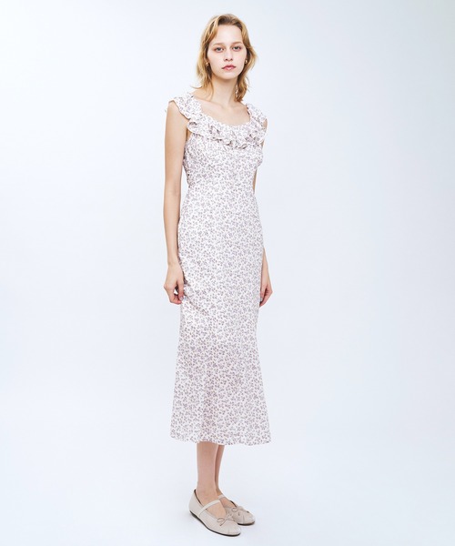 DEICY（デイシー）の「ローズフリルワンピース（ワンピース・レディース・ブルー/ラベンダー/ピンク・0/1）」の14枚目の写真