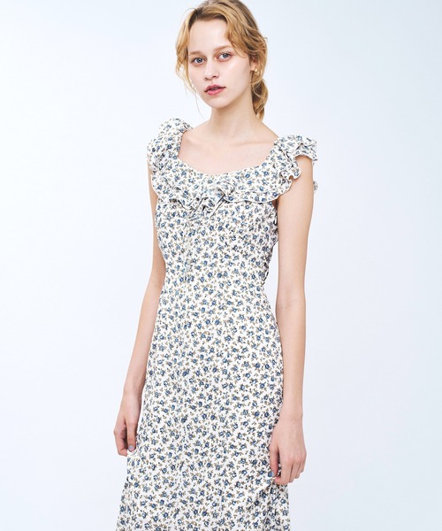 DEICY（デイシー）の「ローズフリルワンピース（ワンピース・レディース・ブルー/ラベンダー/ピンク・0/1）」の17枚目の写真