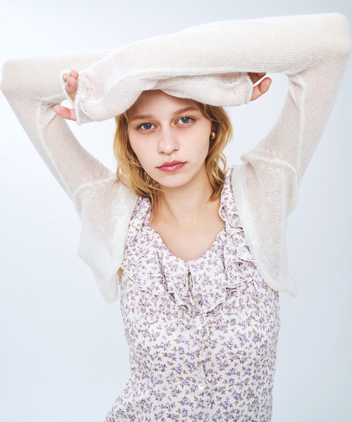 DEICY（デイシー）の「ローズフリルワンピース（ワンピース・レディース・ブルー/ラベンダー/ピンク・0/1）」の13枚目の写真