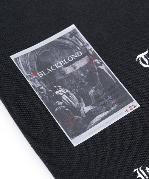 BLACK BLOND（ブラック ブロンド）の「ビビディ クラッシュドフェイスタ スウェットパンツ (ブラック)（スウェットパンツ・レディース・その他・LARGE/SMALL/MEDIUM）」の5枚目の写真