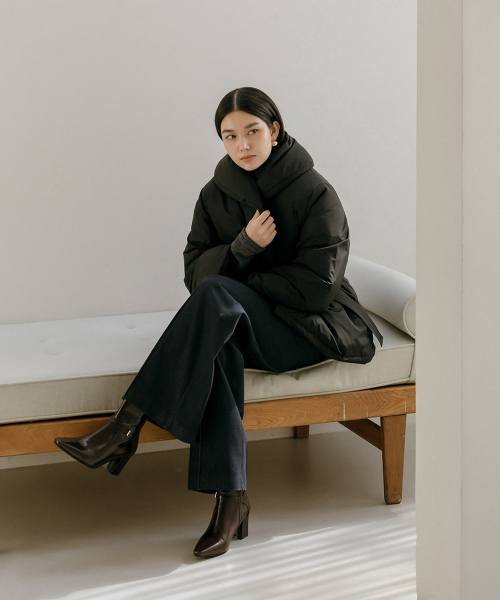 MAYVERU（メイバーユー）の「Lenna wool turtleneck t-shirt _ Black（Tシャツ/カットソー・レディース・その他・FREE）」の6枚目の写真