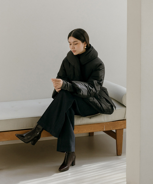 MAYVERU（メイバーユー）の「Lenna wool turtleneck t-shirt _ Black（Tシャツ/カットソー・レディース・その他・FREE）」の5枚目の写真