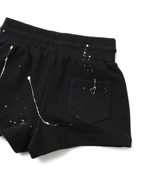 ROYAL FLASH(ロイヤルフラッシュ)の「MITSUKI/ミツキ/ペイントショートパンツ(その他パンツ・レディース・ブラック/ホワイト・F)」の3枚目の写真