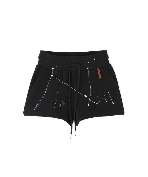 ROYAL FLASH(ロイヤルフラッシュ)の「MITSUKI/ミツキ/ペイントショートパンツ(その他パンツ・レディース・ブラック/ホワイト・F)」の4枚目の写真
