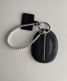 NO WAY（ノーウェイ）の「/Bz/キーケース付きシルバーカラービーズ バッグチャーム合成皮革(MA/EK477)（キーケース/キーアクセサリー）」