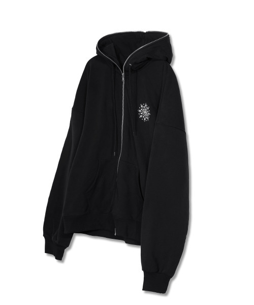 VERSE ONE（バースワン）の「PAISLEY LOGO BANDANA FULL ZIP HOODIE BLACK/GREEN（パーカー・メンズ・その他・LARGE/MEDIUM）」の3枚目の写真
