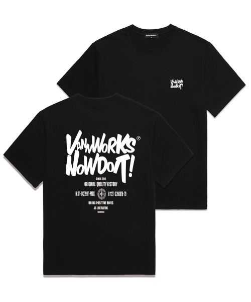 VANNWORKS(バンワークス)の「DOIT LARGE オーバーサイズ 半袖Tシャツ (VS0115) ブラック(Tシャツ/カットソー・レディース・その他・MEDIUM/LARGE/X-LARGE/XX-LARGE/SMALL)」の1枚目の写真