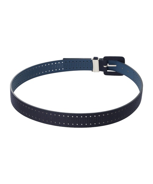 ZOY(ゾーイ)の「MEN'S スエードベルト(ベルト・メンズ・キナリ/レッド系/ネイビー・FREE)」の4枚目の写真