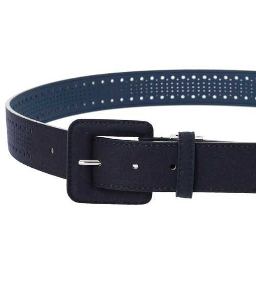 ZOY(ゾーイ)の「MEN'S スエードベルト(ベルト・メンズ・キナリ/レッド系/ネイビー・FREE)」の5枚目の写真