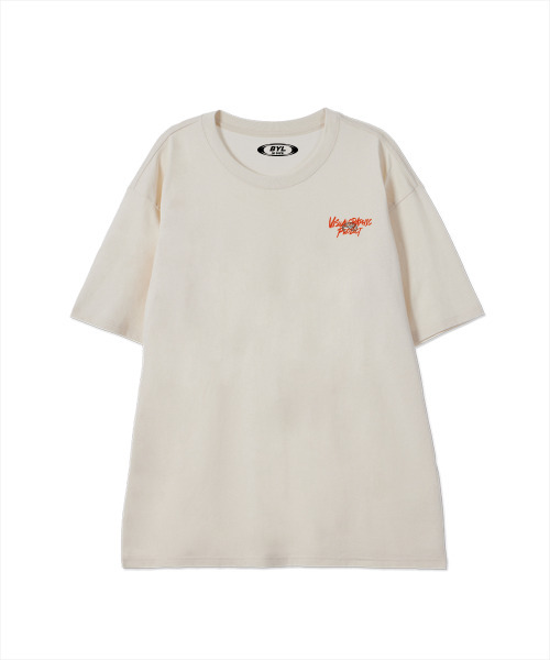 BY.L(バイエル)の「ペイズリーグラフィティロゴ半袖Tシャツクリーム(Tシャツ/カットソー・メンズ・その他・MEDIUM/LARGE/X-LARGE)」の3枚目の写真