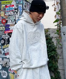 CIAOPANIC | カットレイヤーロゴスタッズプルオーバーパーカー(パーカー)