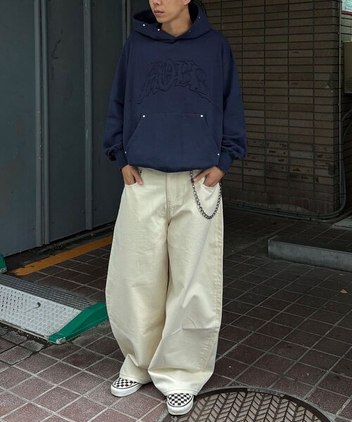 MOBB プルオーバー　Lサイズ モブ MOBB プルオーバーフーディ S,M,L,XL,XXLサイズ ブラック/黒 プル