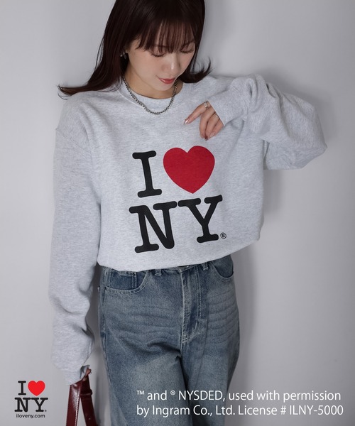 Riberry（リベリー）の「I LOVE NY裏起毛スウェット（スウェット・レディース・ブラック/オートミール・MEDIUM/LARGE）」の8枚目の写真
