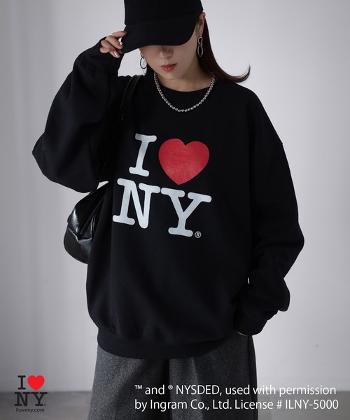 Riberry（リベリー）の「I LOVE NY裏起毛スウェット（スウェット・レディース・ブラック/オートミール・MEDIUM/LARGE）」の13枚目の写真