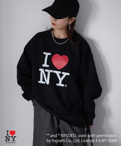Riberry（リベリー）の「I LOVE NY裏起毛スウェット（スウェット・レディース・ブラック/オートミール・MEDIUM/LARGE）」の12枚目の写真