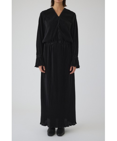 RIM.ARK（リムアーク）の「Elegant relaxy dress エレガントリラクシードレス（ドレス・レディース・ブラック/ブラウン・38/36）」の7枚目の写真