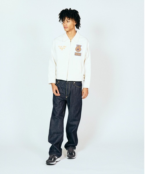 THRIFTY LOOK(スリフティールック)の「THRIFTY LOOK スリフティルック / SWEET HEART FFA JACKET(ブルゾン・メンズ・ホワイト/ネイビー・LARGE/MEDIUM/SMALL)」の5枚目の写真