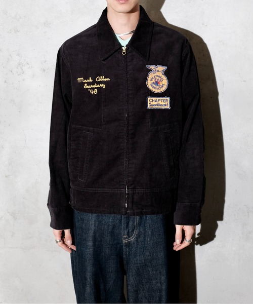 THRIFTY LOOK(スリフティールック)の「THRIFTY LOOK スリフティルック / SWEET HEART FFA JACKET(ブルゾン・メンズ・ホワイト/ネイビー・LARGE/MEDIUM/SMALL)」の10枚目の写真