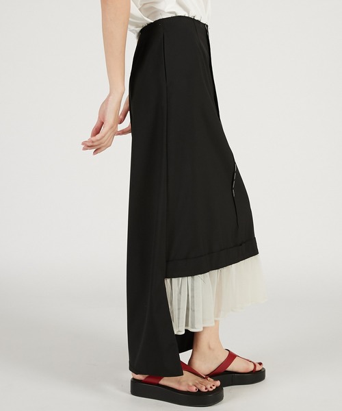 PRANK PROJECT(プランクプロジェクト)の「【2026Spring Pre-Order】エラーヘムスカート / Helter-skelter Skirt(スカート・レディース・ブラック/マルチ・36/38)」の7枚目の写真