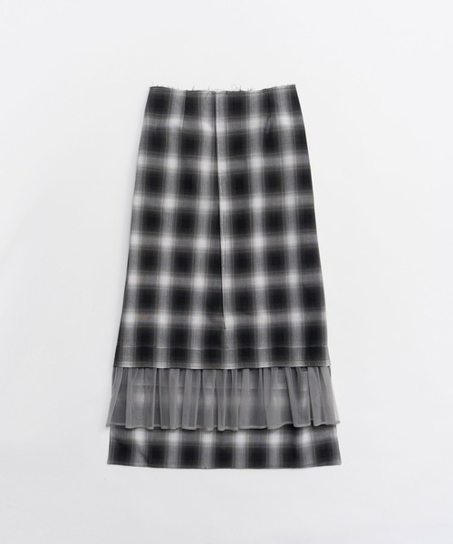 PRANK PROJECT(プランクプロジェクト)の「【2026Spring Pre-Order】エラーヘムスカート / Helter-skelter Skirt(スカート・レディース・ブラック/マルチ・36/38)」の14枚目の写真