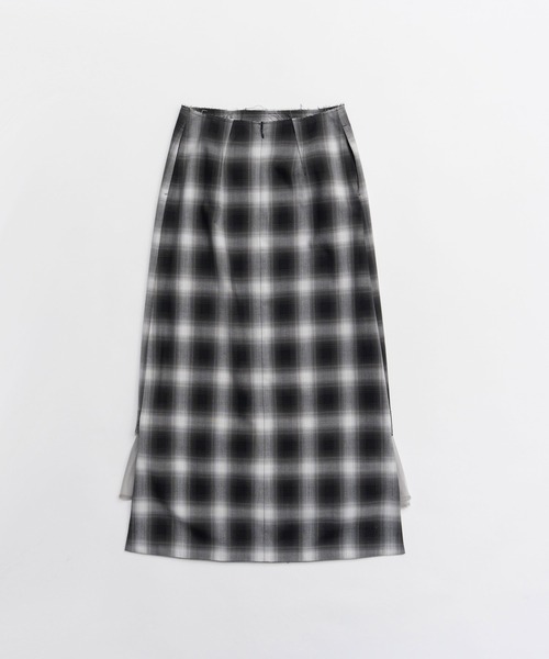 PRANK PROJECT(プランクプロジェクト)の「【2026Spring Pre-Order】エラーヘムスカート / Helter-skelter Skirt(スカート・レディース・ブラック/マルチ・36/38)」の15枚目の写真