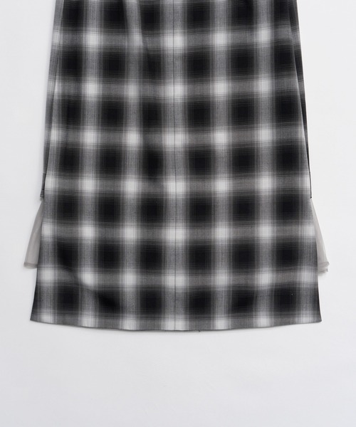 PRANK PROJECT(プランクプロジェクト)の「【2026Spring Pre-Order】エラーヘムスカート / Helter-skelter Skirt(スカート・レディース・ブラック/マルチ・36/38)」の17枚目の写真