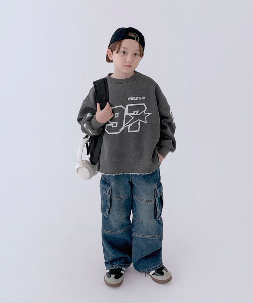 BERRYCLOSET（ベリークローゼット）の「[起毛] ソールドアウトスター スウェット（スウェット・レディース・チャコール・11号/13号/7号/09号）」の2枚目の写真
