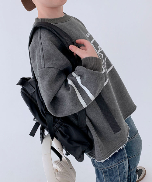 BERRYCLOSET（ベリークローゼット）の「[起毛] ソールドアウトスター スウェット（スウェット・レディース・チャコール・11号/13号/7号/09号）」の3枚目の写真