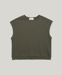 Soft Waffle Sleeveless [KHAKI]