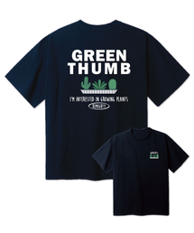 グリーンサム オーバーサイズ 半袖Tシャツ [ネイビー]