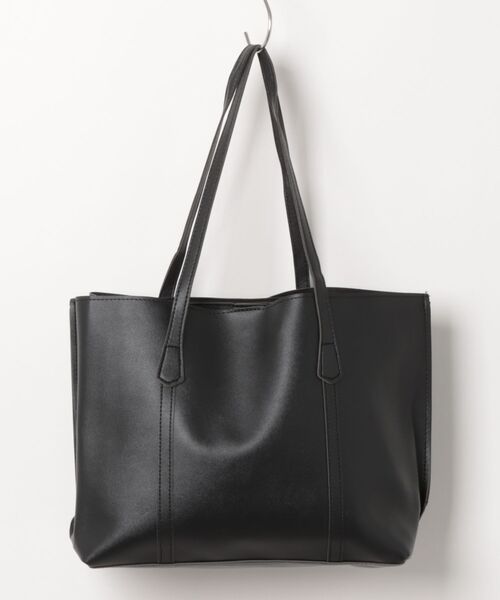 VIBGYOR(ヴィブジョー)の「urbanfemine./A4サイズ収納 合成皮革トートバッグ U7593(トートバッグ・レディース・ホワイト/ブラウン/ベージュ/ブラック・FREE)」の20枚目の写真