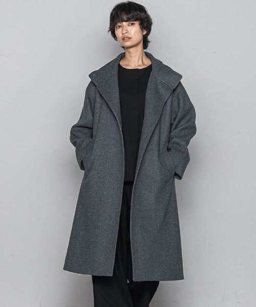 土曜日までのお値下　メイソングレイ　コクーンコート セール】STANDCOLLAR コクーンコート（チェスターコート）｜MOUSSY