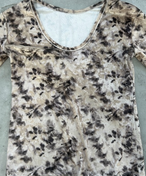 セール】バックオープンベロアトップス（Tシャツ/カットソー）｜AIC