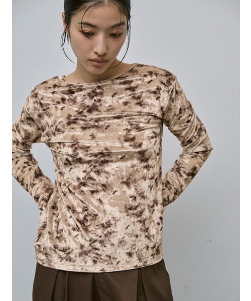 セール】バックオープンベロアトップス（Tシャツ/カットソー）｜AIC