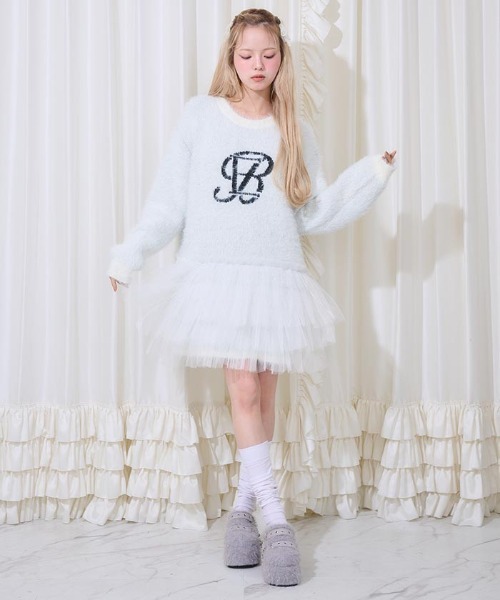 フォクシー　ニット　チュール ロゴジャガードチュールニット（ニット/セーター）｜FickleBebe