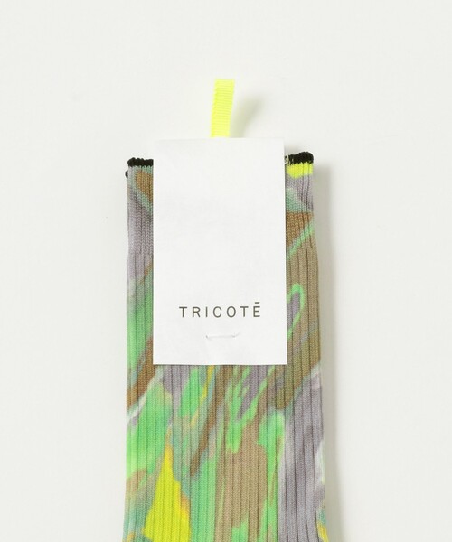 Ray BEAMS（レイビームス）の「TRICOTE / MARBLE PATTERN SOCKS（ソックス/靴下・レディース・ミント/サックスブルー・ONE SIZE）」の3枚目の写真