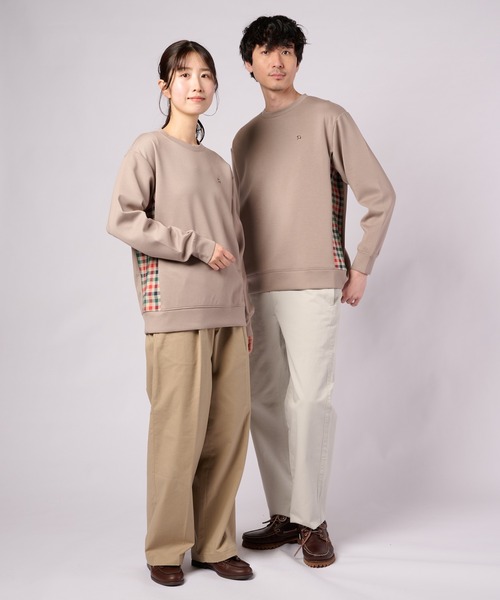 Arnold Palmer（アーノルドパーマー）の「シェア クッションダンボール プルオーバー（スウェット・レディース・アイボリー/ブラック/グレイッシュベージュ/グレー・XS/S/M/L/LL）」の6枚目の写真