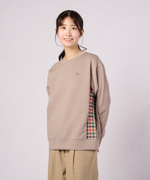 Arnold Palmer（アーノルドパーマー）の「シェア クッションダンボール プルオーバー（スウェット・レディース・アイボリー/ブラック/グレイッシュベージュ/グレー・XS/S/M/L/LL）」の18枚目の写真