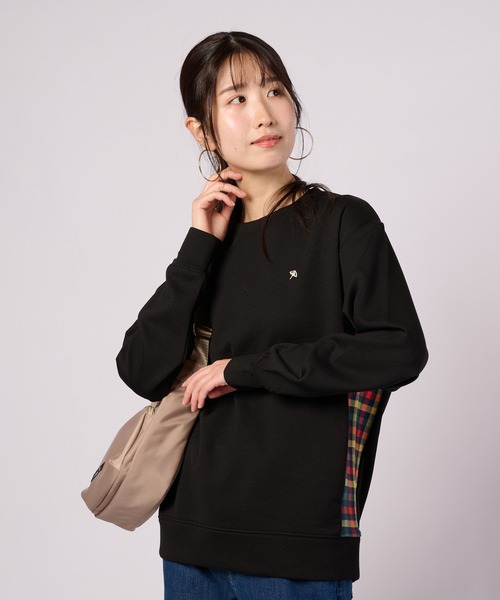 Arnold Palmer（アーノルドパーマー）の「シェア クッションダンボール プルオーバー（スウェット・レディース・アイボリー/ブラック/グレイッシュベージュ/グレー・XS/S/M/L/LL）」の10枚目の写真