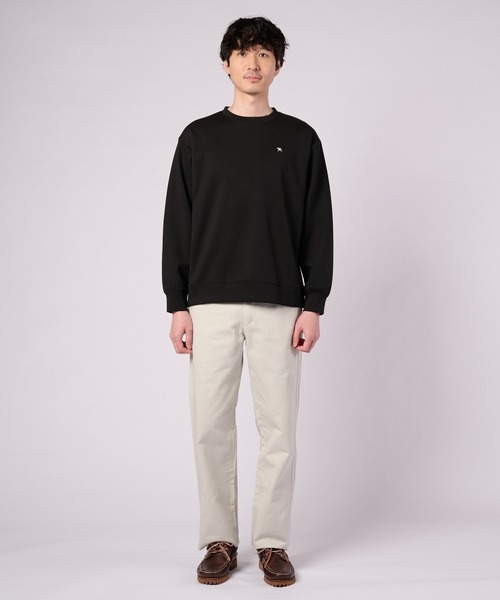 Arnold Palmer（アーノルドパーマー）の「シェア クッションダンボール プルオーバー（スウェット・レディース・アイボリー/ブラック/グレイッシュベージュ/グレー・XS/S/M/L/LL）」の13枚目の写真