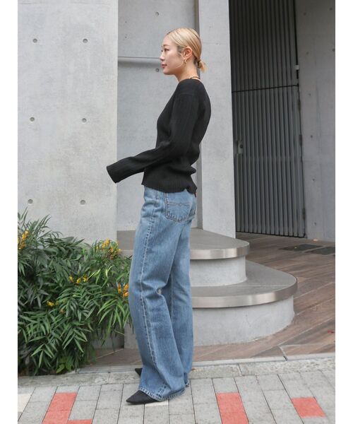 Ungrid（アングリッド）の「ボタンデザインニットカーディガン（カーディガン/ボレロ・レディース・アイボリー/ブラック/グリーン・FREE）」の20枚目の写真