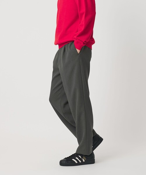 BEAUTY&YOUTH UNITED ARROWS（ビューティーアンドユースユナイテッドアローズ）の「メランジ ダブルクロス 1プリーツ アジャスト パンツ NO.7（スラックス・メンズ・ブラック/ナチュラル/ダークグレー・S/L/XL/M）」の8枚目の写真