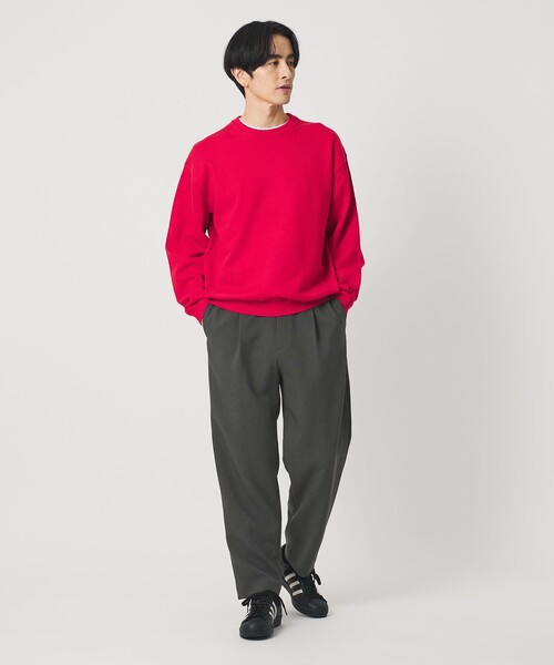 BEAUTY&YOUTH UNITED ARROWS（ビューティーアンドユースユナイテッドアローズ）の「メランジ ダブルクロス 1プリーツ アジャスト パンツ NO.7（スラックス・メンズ・ブラック/ナチュラル/ダークグレー・S/L/XL/M）」の10枚目の写真