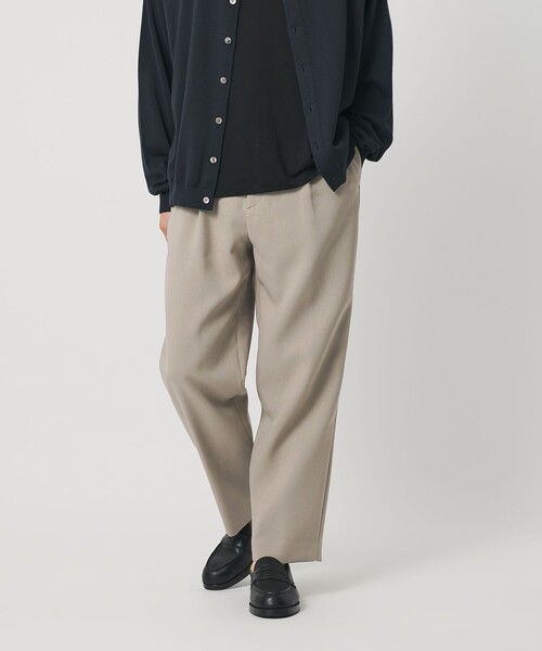 BEAUTY&YOUTH UNITED ARROWS（ビューティーアンドユースユナイテッドアローズ）の「メランジ ダブルクロス 1プリーツ アジャスト パンツ NO.7（スラックス・メンズ・ブラック/ナチュラル/ダークグレー・S/L/XL/M）」の13枚目の写真