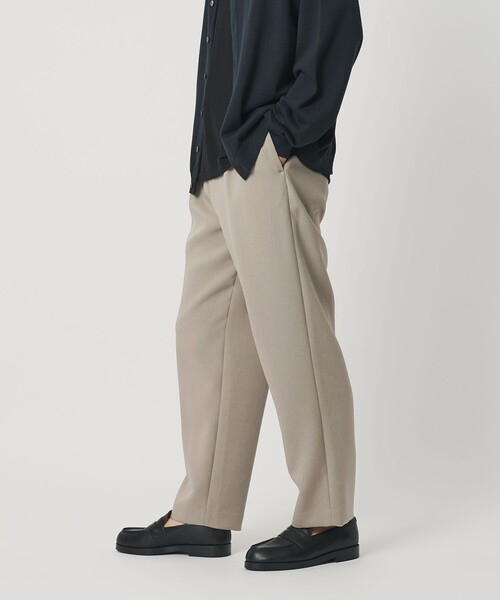 BEAUTY&YOUTH UNITED ARROWS（ビューティーアンドユースユナイテッドアローズ）の「メランジ ダブルクロス 1プリーツ アジャスト パンツ NO.7（スラックス・メンズ・ブラック/ナチュラル/ダークグレー・S/L/XL/M）」の14枚目の写真