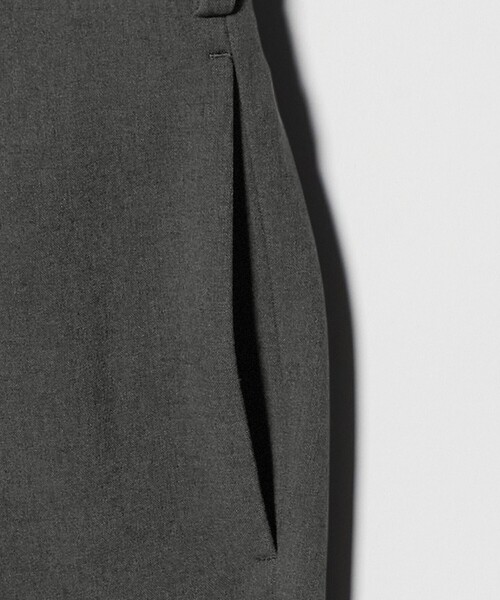 BEAUTY&YOUTH UNITED ARROWS（ビューティーアンドユースユナイテッドアローズ）の「メランジ ダブルクロス 1プリーツ アジャスト パンツ NO.7（スラックス・メンズ・ブラック/ナチュラル/ダークグレー・S/L/XL/M）」の21枚目の写真