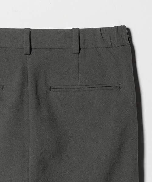 BEAUTY&YOUTH UNITED ARROWS（ビューティーアンドユースユナイテッドアローズ）の「メランジ ダブルクロス 1プリーツ アジャスト パンツ NO.7（スラックス・メンズ・ブラック/ナチュラル/ダークグレー・S/L/XL/M）」の22枚目の写真