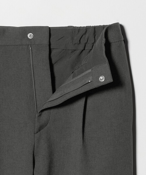 メランジ ダブルクロス 1プリーツ アジャスト パンツ NO.7（スラックス