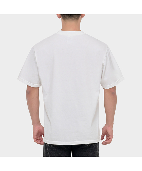 SHAKA WeAR(シャカウェア)の「7.5oz ガーメントダイ 無地 オーバーサイズ 半袖Tシャツ_ホワイト(Tシャツ/カットソー・メンズ・その他・X-LARGE/LARGE/MEDIUM/SMALL)」の2枚目の写真